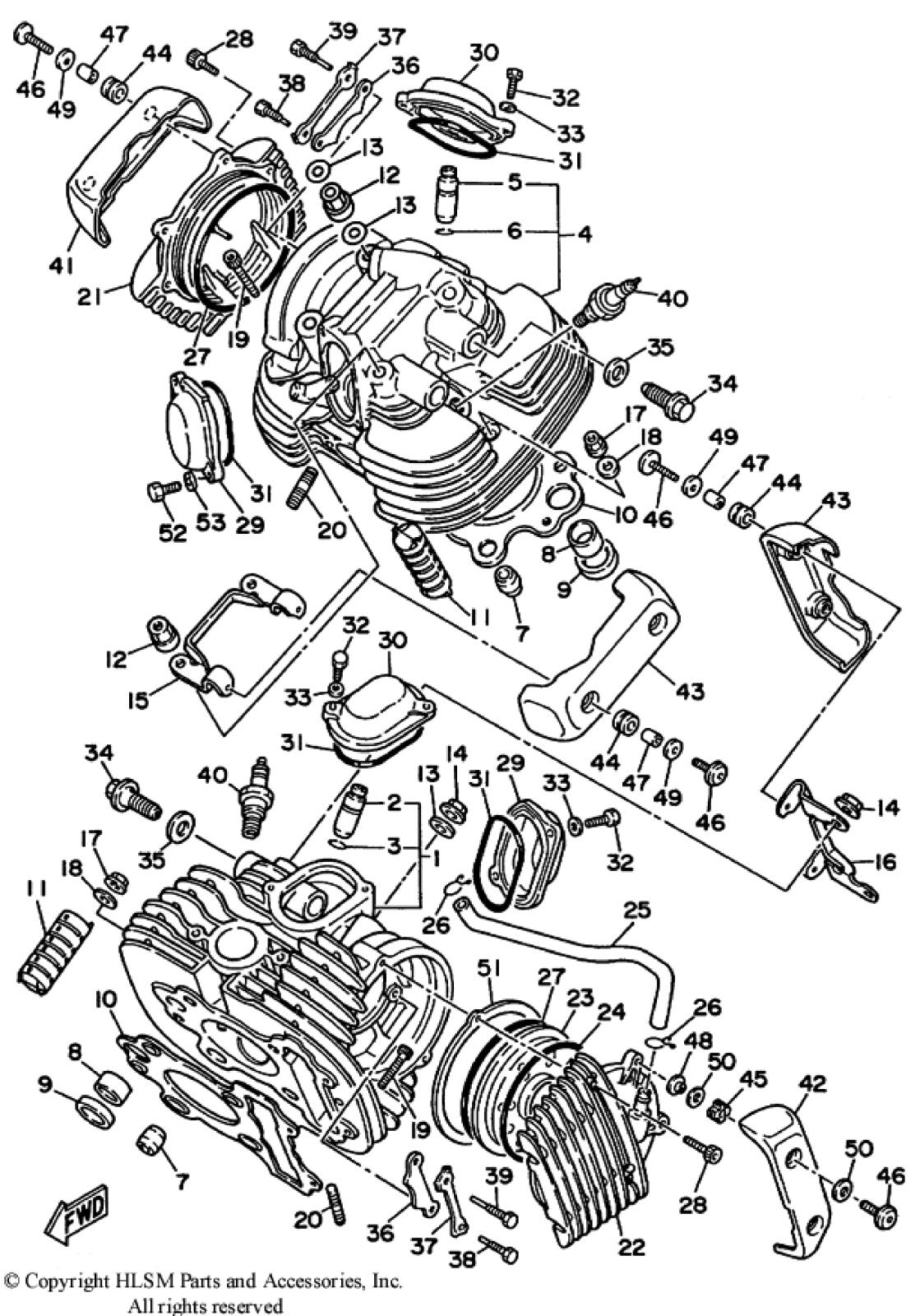 yamaha xv 535 virago despiece parts drawings.pdf (3.19 MB) - Repair